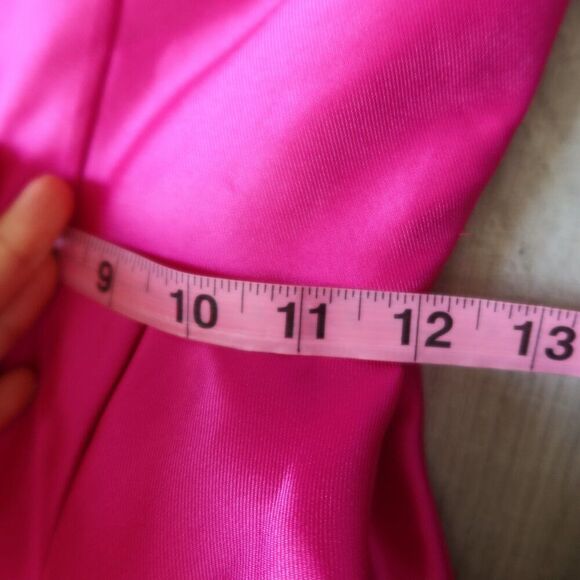 NWT SHERRI HILL pink coctail dress fuchsia 0 mini flare scoop party event summer - Picture 8 of 10